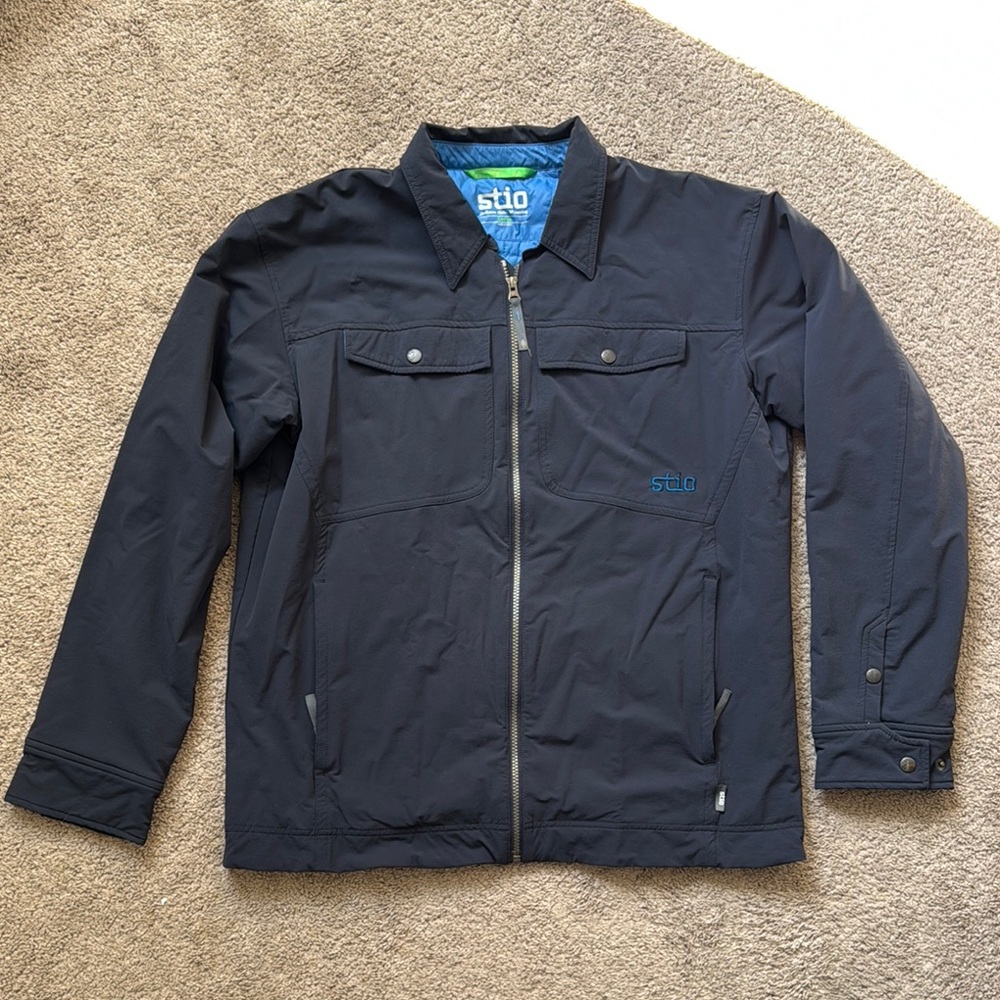 NWOT - STIO Hardscramble Men's Insulated Navy Jacket Size Large